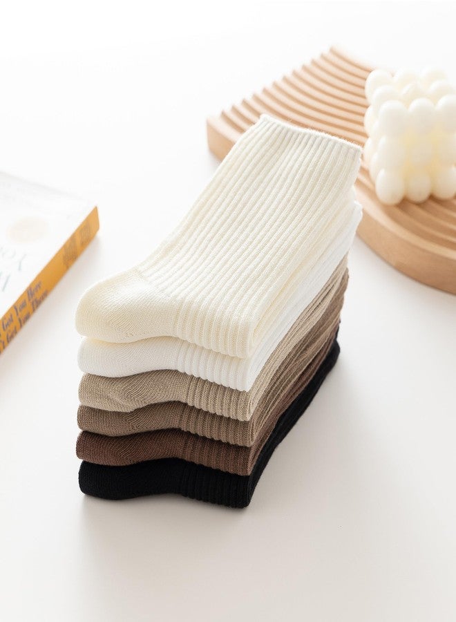 KANAV 6/12 Pairs Ankle Socks for Women Cute Cotton Crew Casual Dress Socks - Image 2